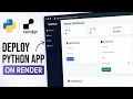 How to Deploy a Python Project on Render for FREE