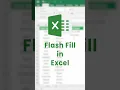 Flash Fill data in Excel Flash Fill Trick Don t add full name manually