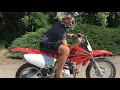 CRF70 Top Speed Test