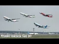 Lagu Nonton Pesawat Super Besar Take Off di Bandara Soekarno-Hatta Jakarta, Boeing 777 dan Airbus A330