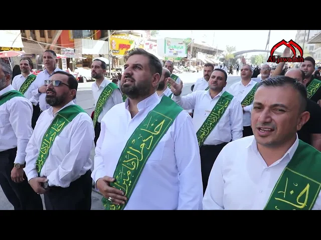 ⁣أذنتْ السماوات بأسماع أهل الأرض فهبت القلوب قبل أقدامها ترفع راية الغربة المحمدية من أرض الكاظمية..