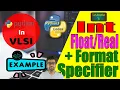Python Variables Understanding Format Specifiers with Practical Examples