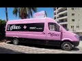 Glitter Bus Is a Beauty Salon on Wheels