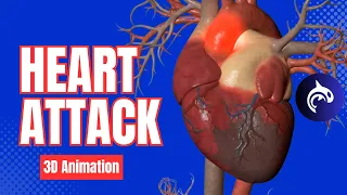 Heart Attack Myocardial Infarction 3D Animation 