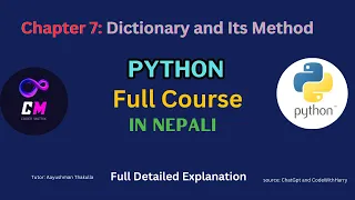 Chapter 7 Dictionary and Its Method Python Course In Nepali