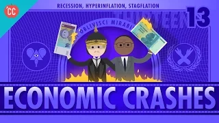 Recession Hyperinflation and Stagflation Crash Course Economics