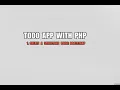 Part 1 Build a Todo List Application with PHP and MYSQL