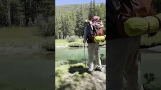 John Muir Trail Day 1: Tuolumne meadows backpacking adventure #hiking #backpacking #hike #johnmuir￼