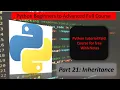 inheritance class in Python Python Full Tutorials in Hindi Beginners to Advanced Part 21