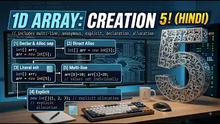 Array in Java Complete Guide 1D Array Declare Karne Ke 5 Tarike