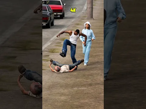 CJ Went Zero to 100 Real Quick!😂 #rokstargames #gtasanandreas #reallife