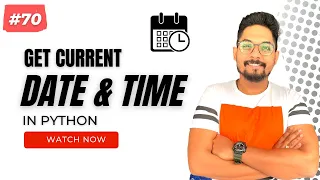 How To Get the Current System Date Time in Python Python Tutorials for Beginners