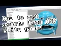 How to open Unity Assets from any game