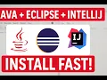 Install Java JDK Eclipse IntelliJ Complete Setup Guide 2025