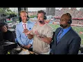 Jesse Palmer joins panel at CFL game