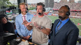 Jesse Palmer joins panel at CFL game