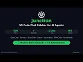 Junction VS Code Chat Sidebar for 7 Local AI Coding Agents