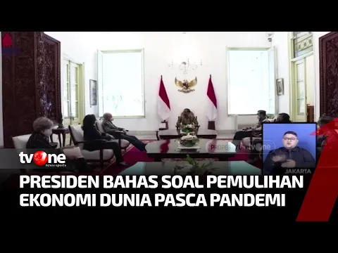 Momen Presiden Jokowi Bertemu Pimpinan Bank Dunia