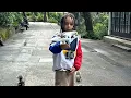 Tyrus Feeds Squirrels Pigeons at Bournemouth Gardens So Many Animals