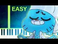 Download Lagu GOODBYE | The Amazing World of Gumball - EASY Piano Tutorial