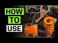 Easy setup Vevor blower fan DEMO REVIEW
