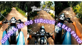 How is it to drive a Royal Enfield through a bad patch