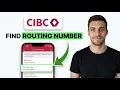 HOW TO FIND CIBC ROUTING NUMBER 2026 EASY STEP