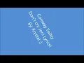 Don't Cry Joni ~ Lyrics
