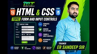 HTML Forms Input Controls Tutorial Complete HTML Form Design for Beginners Er Sandeep Sir