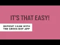 How To Deposit Cash To Your Green Dot Account With The Green Dot App Closed Captions Available