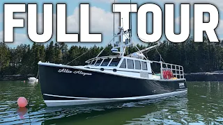 Full tour of my brand new 50ft. lobster boat