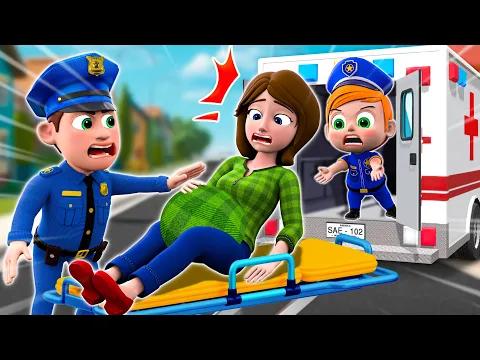 Download MP3 Baby Police Rescue Pregnant Mother - Mommy Got Pregnant Song - Funny Songs \u0026 Nursery Rhymes