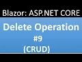 ASP NET CORE Blazor Tutorial for beginners 9 Delete Operation CRUD