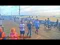 Larry B does the happy dance and shows love while in Ocean City Maryland