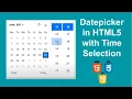 Beginners guide to add Date Picker in HTML5 with Time Selection
