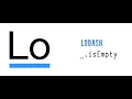 Lodash Tutorials in Hindi - isEmpty