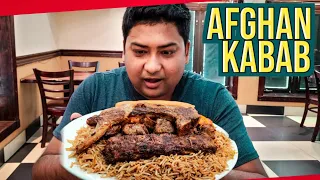 Trying Exotic Afghan Food Pilaf Kabab Food Review EmonEats