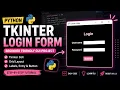 Tkinter Login Form in Python Beginner Friendly GUI Project Step-by-Step Tutorial