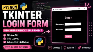 Tkinter Login Form in Python Beginner Friendly GUI Project Step-by-Step Tutorial