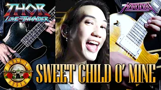 guns n roses sweet child o mine ost thor love and thunder cover by hard boy 