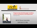 E-Shop Task 25 Web Programming 1 Java Institute