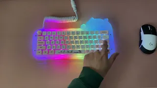 EPOMAKER Mini Cat 64 - Fantasy DVA Linear Switch Sound Test