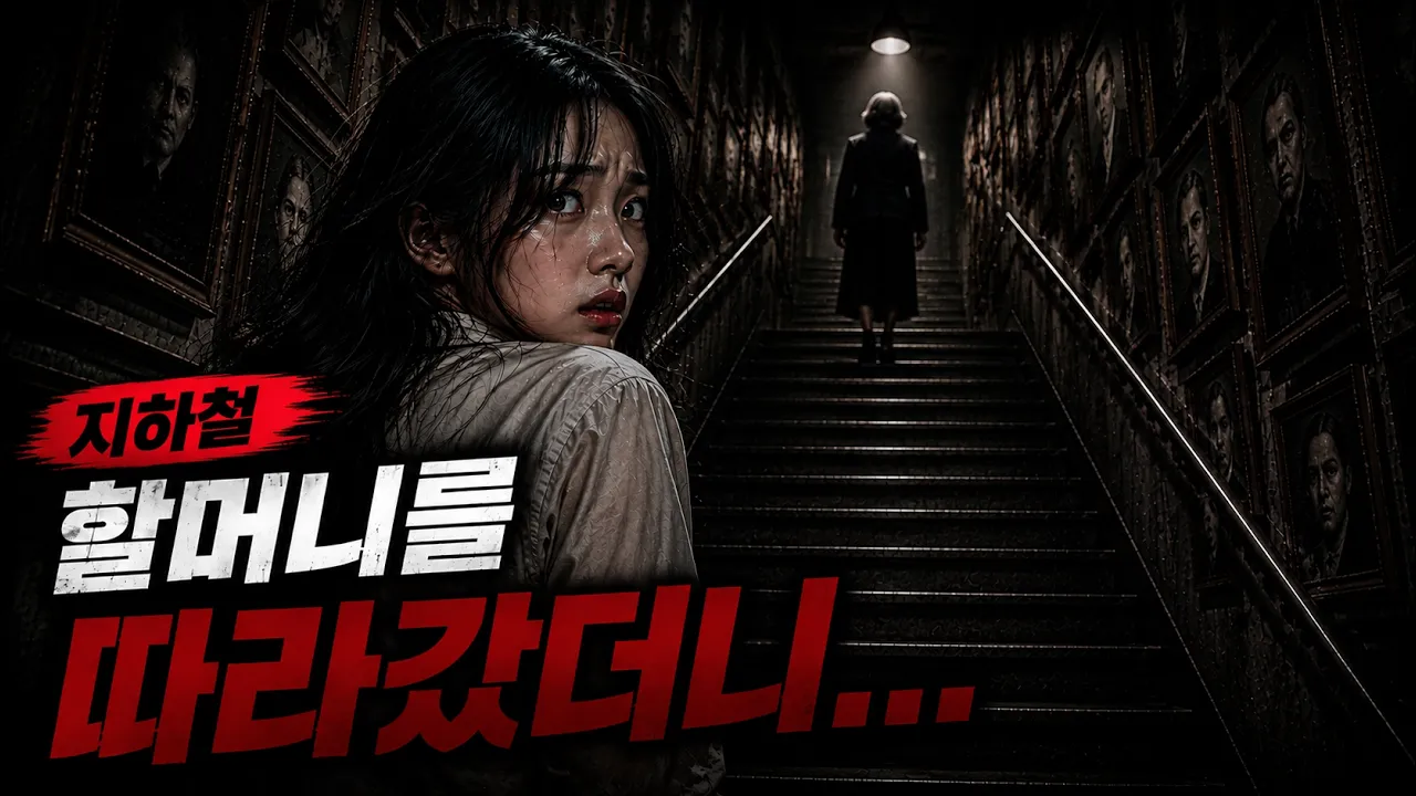 지하철 할머니를 따라갔더니... 생기는일??