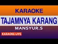 Download Lagu TAJAMNYA KARANG KARAOKE - MANSYUR S @VINOKORG