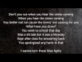 Jorja Smith - Blue Lights (Lyrics on screen)