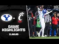 BYU vs Cincinnati Game Highlights 2025 Big 12 Football