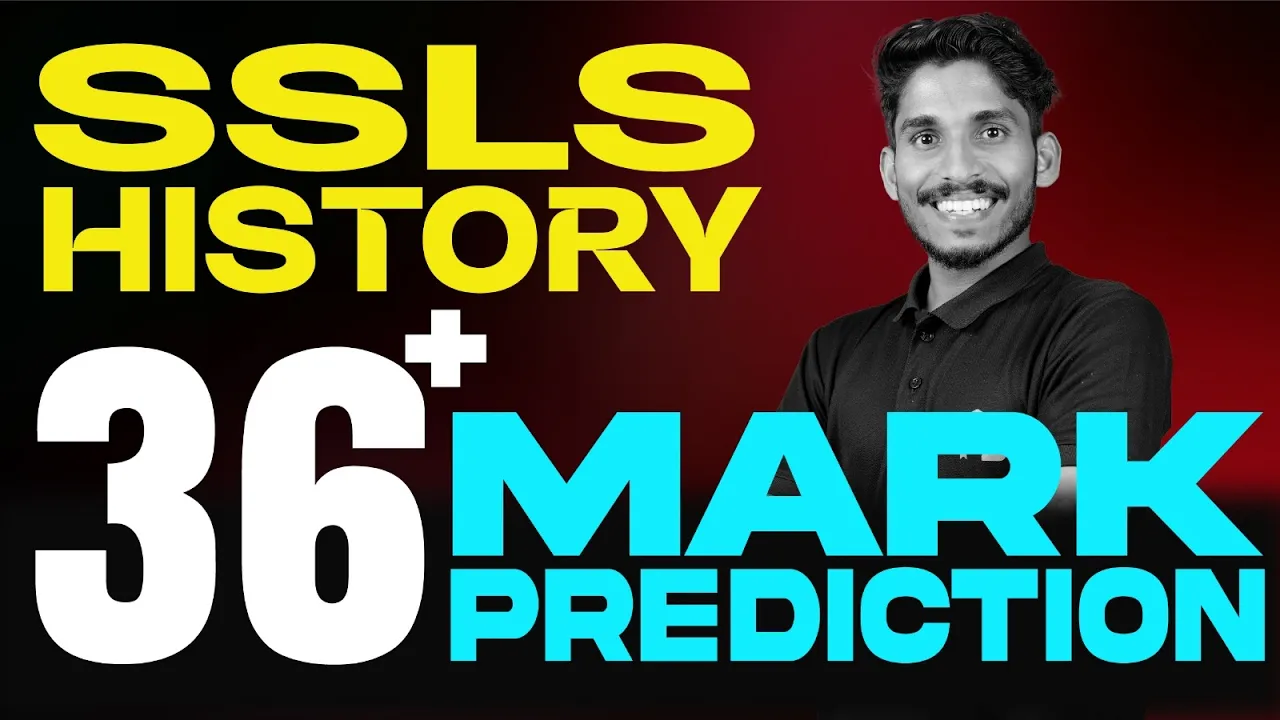 SSLC Public Exam 2026 | History 36+ Mark Prediction MS SOLUTIONS