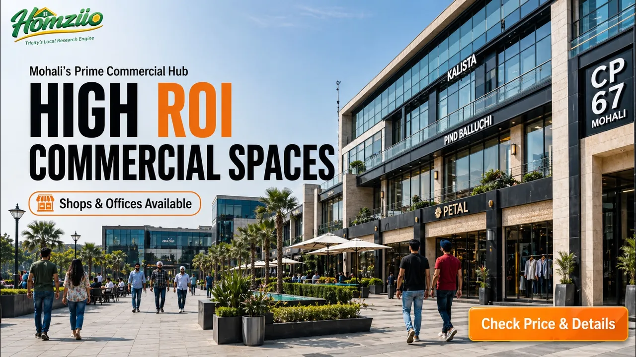 CP67 Mohali | Retail & Office Spaces on Airport Road