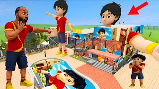 FRANKLIN  SHIVA HOUSE 🌎 STUCK IN SKY WENT !!IN INDIAN BIKE DRIVING 3D 
