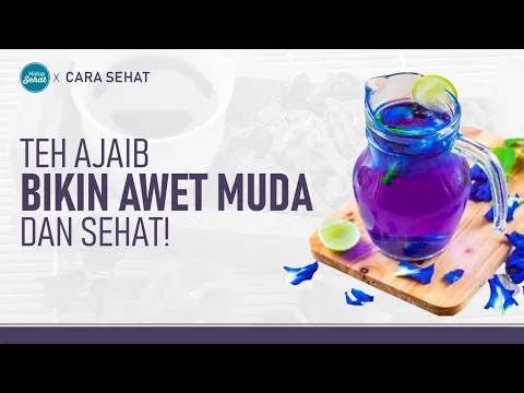 Teh Biru Bunga Telang Untuk Cegah Kerutan dan Kolesterol, Ini Cara Buatnya